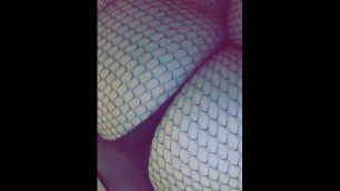 Big Ass Shaking in Fishnets