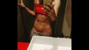 Chinese Fit Girl Lean ABS 8