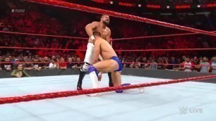 Andrade Finishes Finn Balor with a Underarm DDT....night Night Finn!