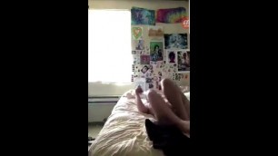 Bitch in Snapchat Fingering and Yelling