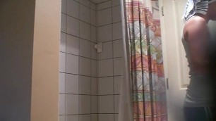 Voyeur 05 - Spying on Hot Sister while she Showers