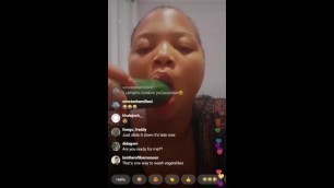 Mbali South African Ig Model Sucking Cucumber