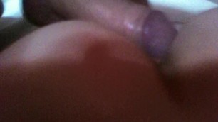 Her Wet Pussy Grips my Giant White Cock Balls Deep