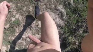 Another Day out with my Dick out / Nude Hiking / Nude Running / Cock Shakin
