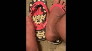 What should I do in my Minnie Mouse Flip Flops?