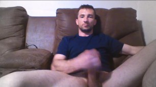 Masturbating on the Couch, Cumshot