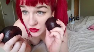 Eating Plums and getting Fucked