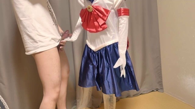 sailor m00n cosplay costume masturbation