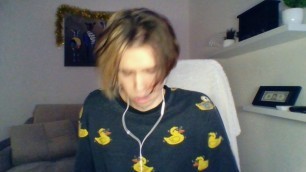cute boy jerks off on webcam for money