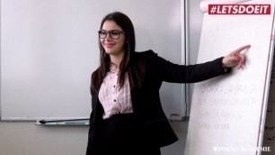 LETSDOEIT - Big Ass MILF Teacher Valentina Nappi Gets Anal From School Principal And A Naughty Student