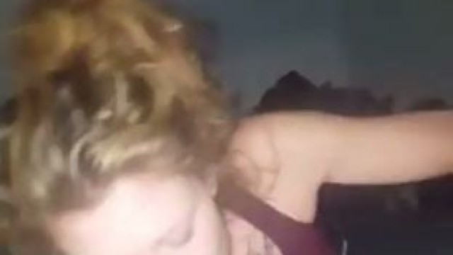Massive throatpie and orgasm. 2 much cum for the whore. Neck was A1 tho