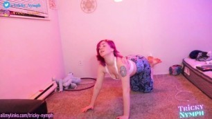 Sensual Yoga with Tricky Nymph