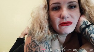 Vends-ta-culotte - Humiliation for submissive man by sexy blonde dominatrix